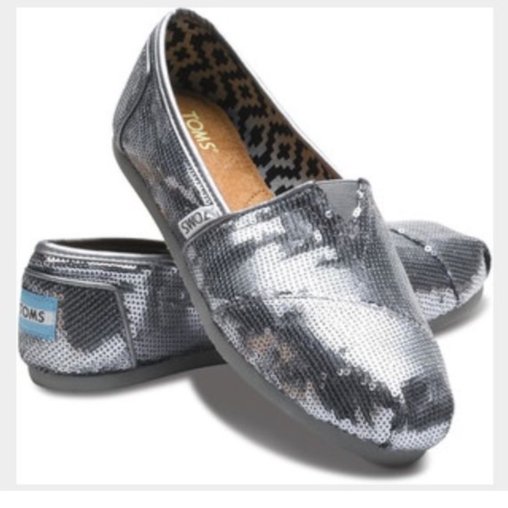Toms  sequins shoes size 8.5 women